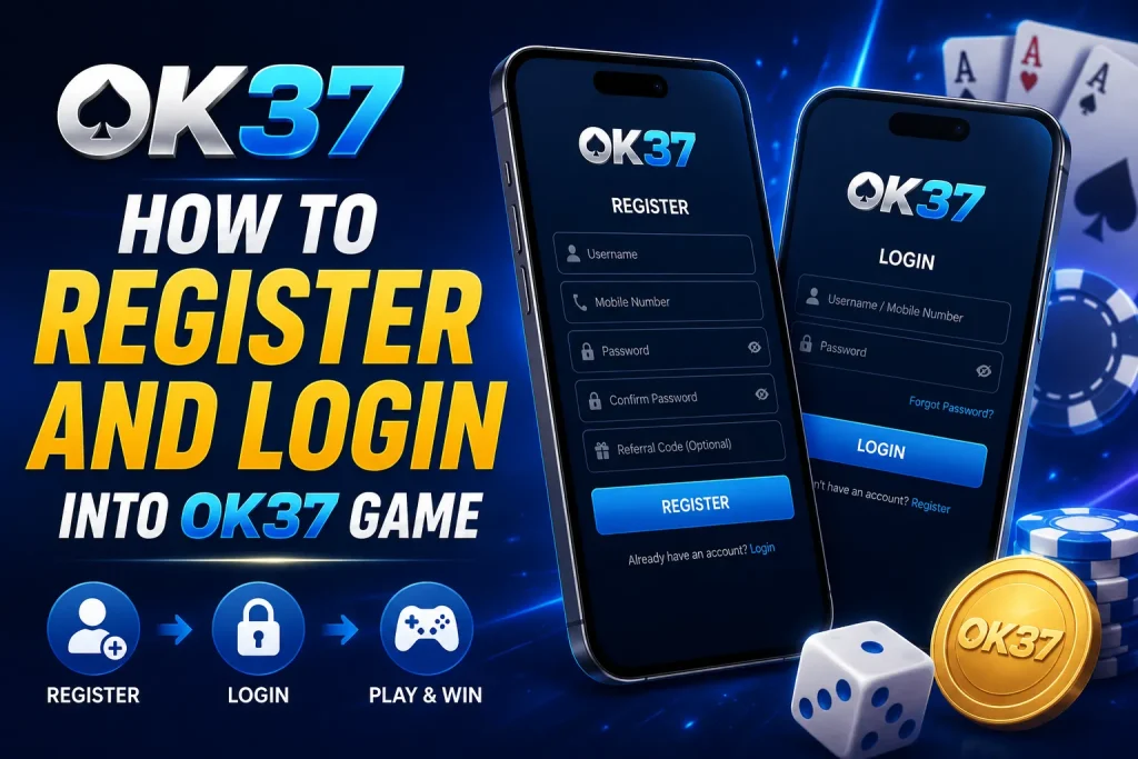 ok37 register and login