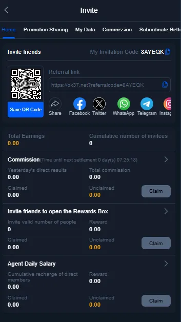 invite and earn